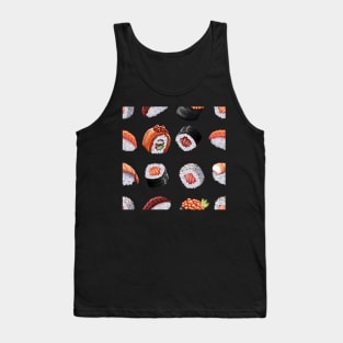 Sushi Japanese Rolls Nigiri Uramaki Tank Top